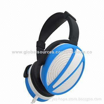Custom Stereo Music Headphones, Made in China, OEM and ODM Orders Welcomed